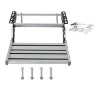 GAYAYAS Marches d'accès Pliables pour Camping-Car, caravanes, fourgons aménagés et caravanes, en Aluminium Massif, Simples ou Doubles, faciles à déployer Manual-1layer