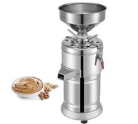 GAYAYAS Moulin à Grains électrique, Moulin à Sauce sésame, Machine à Beurre de cacahuète, broyeur en Acier Inoxydable 2850 TR/Min 1100 W, pour moudre Les Noix, Le sésame et Les amandes
