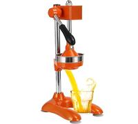 GAYAYAS Presse-Agrumes Manuel en Acier Inoxydable, Presse-Agrumes Manuel Professionnel, Extracteur de jus Manuel pour 25% de jus en Plus, Extraction Facile de jus d'orange Frais Orange