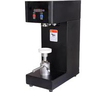 GAYAYAS Scelleuse électrique de canettes 180 W, Machine de sertissage et de bouchage de canettes en métal, scelleuse de canettes en Plastique de 5,6 cm de diamètre, pour canettes de Soda Black