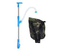 GAYCLG épandeurs de Jardin Épandeur d'engrais Outil de semis de Jardin Sac à Dos agricole Pulvérisateur d'engrais Manuel Durable et Efficace Semoir(Stainless Steel)