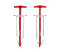 GAYCLG épandeurs de Jardin Mini Distributeur de semences de semis, semoir Manuel, épandeur de semences, Outil de Plantation de semences portatif, semoir à Main Semoir(Red 2pcs)
