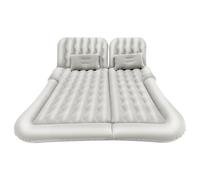 GAYCLG Lit de Voiture Lit Gonflable Pliable, Ensemble de Matelas Gonflable Portable, siège arrière de Voiture, Coussin de lit à Air floqué Le Camping Matelas(Gray)