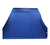 GAYCLG Lit de Voiture Matelas pneumatique Durable Non Gonflable pour véhicule, siège arrière Universel, lit de Voyage monté sur Voiture, Tissu en Peluche Le Camping Matelas(Blue)
