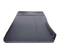 GAYCLG Lit de Voiture Matelas pneumatique Durable Non Gonflable pour véhicule, siège arrière Universel, lit de Voyage monté sur Voiture, Tissu en Peluche Le Camping Matelas(Gray)