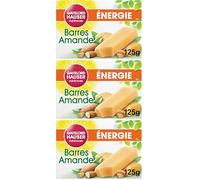 GAYELORD HAUSER - Barres Énergétiques Amande - Source Naturelle de Vitamines E, B1 et B3 - Sans Conservateurs - 5 Barres Individuelles - 125g