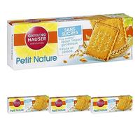GAYELORD HAUSER - Biscuits Petit Nature - Sans Sucres Ajoutés - Source de Fer et Zinc - Farine de Blé - Sans Arômes Artificiels - 156g