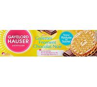 GAYELORD HAUSER - Galettes Chocolat Noir au Froment - Source de Fibres et Vitamine C - Paquets de 180 g