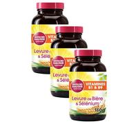 GAYELORD HAUSER - Levure de Bière/Sélénium - Source de Vitamine E et B9 - Flacon de 400 Comprimés (Lot de 3)