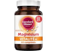 GAYELORD HAUSER - Magnésium comprimés Vitalité + - Réduction de la Fatigue et Soutien du Système Nerveux - Cure de 30 Jours - 60 Comprimés