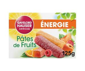 GAYELORD HAUSER - Pâtes de Fruits - À Base de 50% de Fruits - Source de Vitamines C et B1-125 g - lot de 2 (total de 250 g)