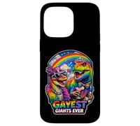 Gayest Giants Ever Fabulous Dino Couple fièrement Errant Coque pour iPhone 14 Pro Max