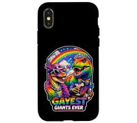 Gayest Giants Ever Fabulous Dino Couple fièrement Errant Coque pour iPhone X/XS