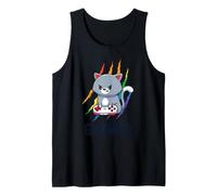 Gaymer LGBT Cat Pride Shirt Rainbow Video Game Lovers Gift Débardeur