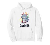Gaymer LGBT Cat Pride Shirt Rainbow Video Game Lovers Gift Sweat à Capuche