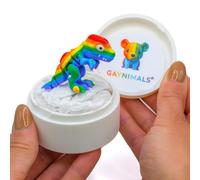 Gaynimals Dex The T-Rex - Série Legends & Lore | Jouet sensoriel articulé imprimé 3D | Animaux de compagnie pour adultes et enfants | Prêt à offrir dans un étui de collection avec autocollant