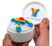 Gaynimals Red The Lobster - Série Deep Sea Discovery | Jouet articulé imprimé 3D | Animaux de compagnie sensoriels pour adultes et enfants | Prêt à offrir dans un étui de collection avec autocollant