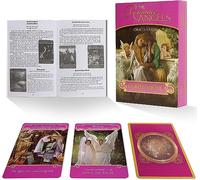 Gayrrnel Cartes de tarot pour débutants, 44 oracles d'ange romantiques, faites à la main, idéales pour l'apprentissage, ensemble rare de Doreen Virtue
