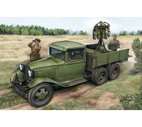 GAZ-AAA Avec Quad Maxim AA Canon 1:35 Kit De Modèle En Plastique HOBBY BOSS