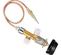 Gaz basse pression LPG Panne de cheminée Kit de soupape de commande de sécurité Chauffage à gaz Thermocouple Remplacement 5/8-18UNF