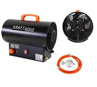 Gaz Chauffage 25kW Pistolet à Air Chaud Blowers Thermostat Warmluftgerät Atelier