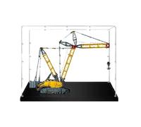 Gaz d'affichage en acrylique transparent pour modèle de grue Le-go 42146, boîte transparente, boîte de rangement, boîte de présentation, compatible avec le modèle 42146 (vitrine uniquement) (3 mm)