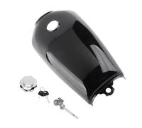 Gaz de carburant de moto avec interrupteur de couvercle, rétro lumineux adapté pour peinture durcie à la lumière en fer CG125, capacité de 9L, résistant aux chocs, performances