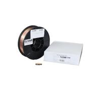 Gaz de protection Fil de soudure Fil d'acier SG2 1,0 mm CO2 G3Si1 MIG/MAG 0,5-15 kg D100 D200 K300 Taille : D200 5,0 kg