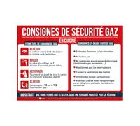 Gaz en Cuisine (2 Panneaux)