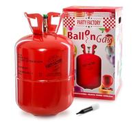 Gaz pour ballons à l'hélium pour 50 ballons - Bouteille d'hélium de 400 l - Remplissage de gaz - Ballons en aluminium - Pour fête de mariage (1 x 50)