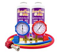 Gaz réfrigérant organique pour climatisation type Split Ralerfresh RS équivalent à 950 g, remplacement des gaz R410, R32, R407 et R22 (2 Bouteilles 230g + manomètre R134)