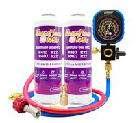 Gaz réfrigérant organique pour climatisation type Split Ralerfresh RS équivalent à 950 g, remplacement des gaz R410, R32, R407 et R22 (2 Bouteilles 230g + manomètre RF31 + adaptateur)