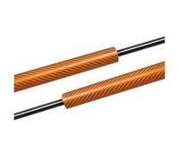 Gaz Strut Ressort Levage Amortisseurs Capot Pour VW Pour Amarok 2018-2021 Capot Avant Modification Entretoises Supports Levage Accessoires Tige D'amortisseur Vérin capot(Carbon Fiber Orange)