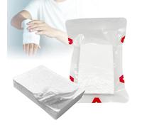 Gaze comprimée stérile, trousse de premiers secours et d'arrêt du purge pliable en Z pour la maison, tactique et d'urgence, 11,4 cm x 4 m (10 pièces)