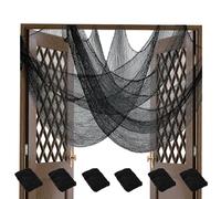 Gaze d'Halloween, chiffon effrayant d'Halloween | 6 pièces de tissu effrayant en coton doux ensanglanté d'Halloween,Décorations géantes élastiques pour la maison hantée, bonbonnières né