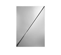 Gaze Miroir 50x35 Acier Poli