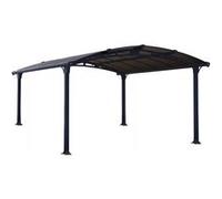 Gazebo de jardin 502x359cm gris anthracite 705534