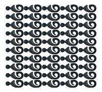 Gazebo Hooks - Shower Hooks | Shower Curtain Hook, 50-Pack Rustproof ABS Hangers for Outdoor Plants and Indoor Decor, Multi-Purpose Garden Fence Yard Patio Hanging Accessories