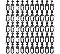Gazebo Hooks - Shower Hooks | Shower Curtain Hook, 50-Pack Rustproof ABS Hangers for Outdoor Plants and Indoor Decor, Multi-Purpose Garden Fence Yard Patio Hanging Accessories