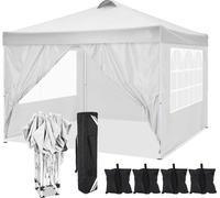 Gazebo, imperméable, pliable, blanc