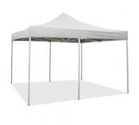 Gazebo pliable pliable 3 X 6 Blanc recouvert de PVC imperméable