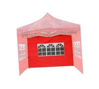 Gazebo Pliant Auvent latéral, Tente, Pare-Soleil, Pliable, abri, auvent supérieur, Camping en Plein air, Accessoires for Barbecue(Red)