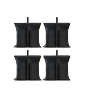 Gazebo Pliant Gazebo Pop-up, Stand de marché Commercial, Camping en Plein air, Tente de Plage, Protection Solaire, abri de Maison, Sac de Sable(Black 4pcs)