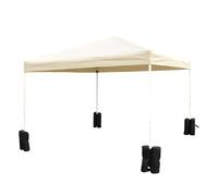 Gazebo Pliant Outsunny Gazebo Poids Sacs de Sable Poids des Jambes Tente de chapiteau Base d'auvent