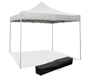 Gazébo Pliant Pliant 2X2 Blanc recouvert de PVC imperméable