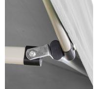 Gazébo pliant pliant 3 X 2 Blanc recouvert de PVC imperméable