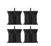 Gazebo Pliant Tente de Camping extérieure Pop-up, kiosque de marché Commercial avec fenêtres latérales, auvent de Jardin étanche(Black 4PCS)