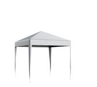 Gazebo Pliant Tonnelle escamotable d'extérieur en Toile imperméable, Pare-Soleil, Tente de Jardin, Pare-Soleil, Parasol de Plage, auvent, bâche, abri(2M Grey White)