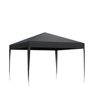 Gazebo Pliant Tonnelle escamotable d'extérieur en Toile imperméable, Pare-Soleil, Tente de Jardin, Pare-Soleil, Parasol de Plage, auvent, bâche, abri(3meters Black)