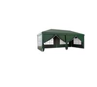 Gazebo Pliant Tonnelle Pliante avec côtés et fenêtres, Tente de Camping for Mariage, fête, auvent, chapiteau avec Sac de Rangement(Green)